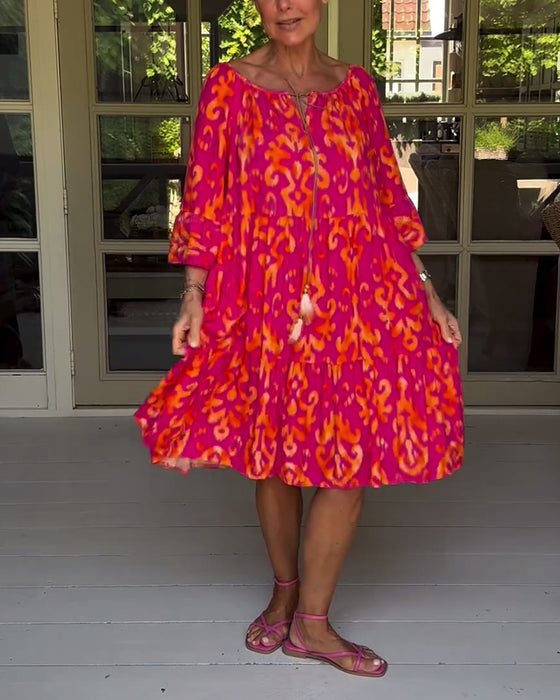 Millicent™ - Färgglad Sommardress