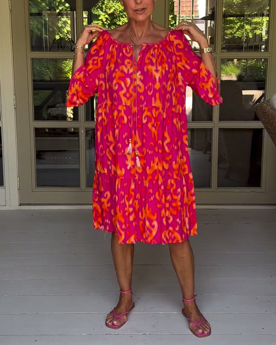 Millicent™ - Färgglad Sommardress