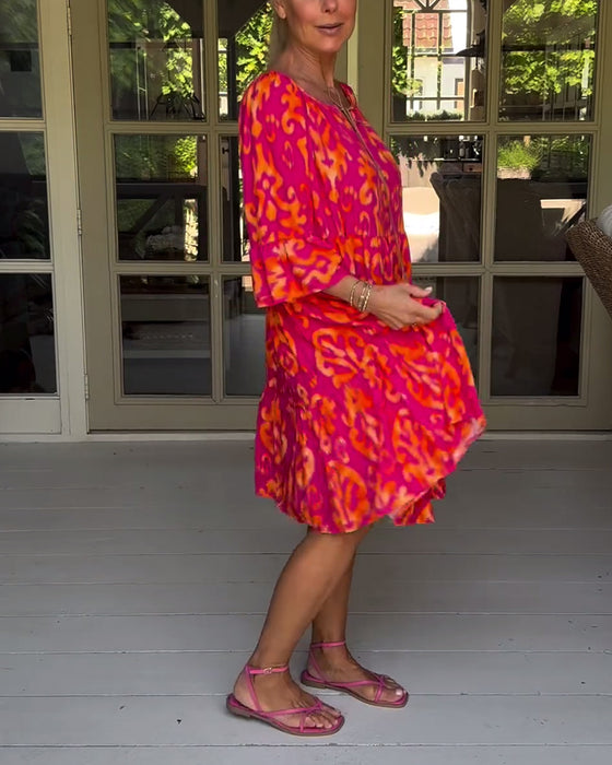 Millicent™ - Färgglad Sommardress