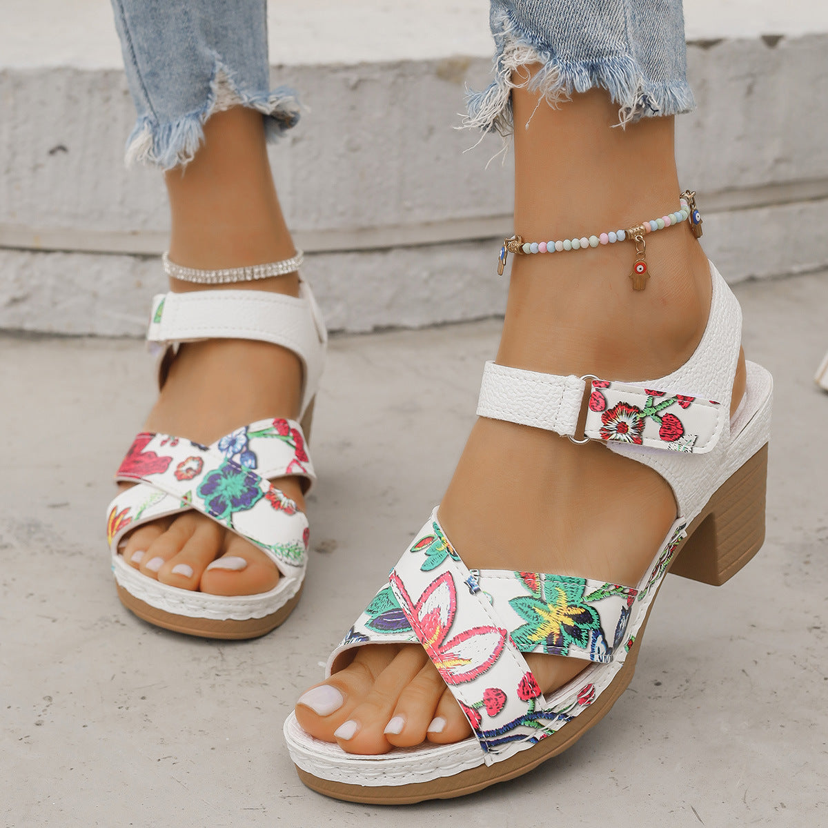 Aino™ – Retro Öppen Tå Sandaler