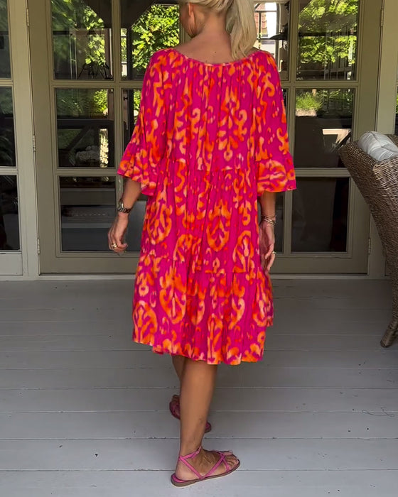Millicent™ - Färgglad Sommardress
