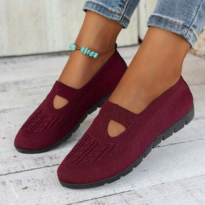 Gabriella™ – Lätta Slip-On Sneakers med Tygsula