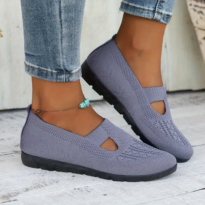 Gabriella™ – Lätta Slip-On Sneakers med Tygsula