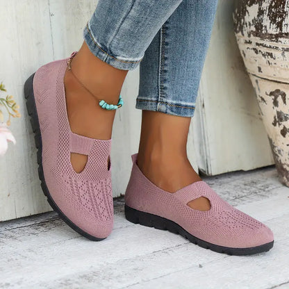 Gabriella™ – Lätta Slip-On Sneakers med Tygsula
