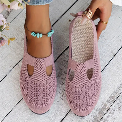 Gabriella™ – Lätta Slip-On Sneakers med Tygsula
