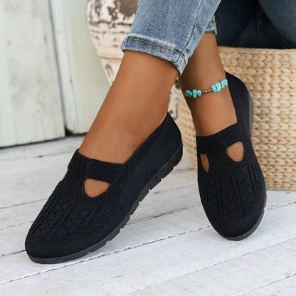 Gabriella™ – Lätta Slip-On Sneakers med Tygsula