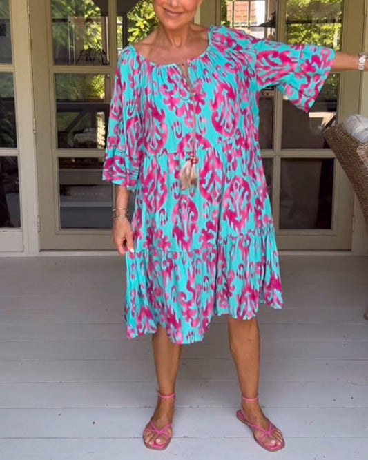 Millicent™ - Färgglad Sommardress
