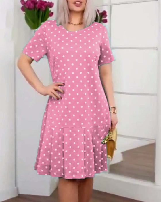 Karla™ - Polka Dot Klänning