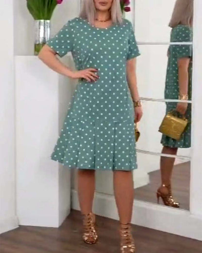 Karla™ - Polka Dot Klänning