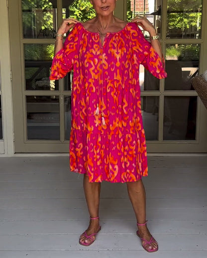 Millicent™ - Färgglad Sommardress