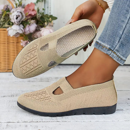 Gabriella™ – Lätta Slip-On Sneakers med Tygsula