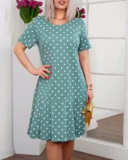 Karla™ - Polka Dot Klänning