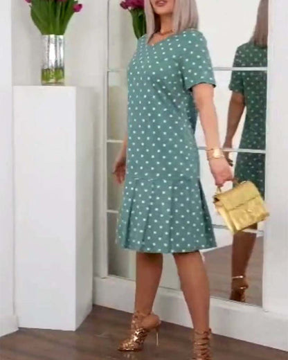 Karla™ - Polka Dot Klänning