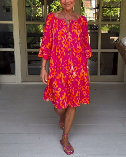 Millicent™ - Färgglad Sommardress