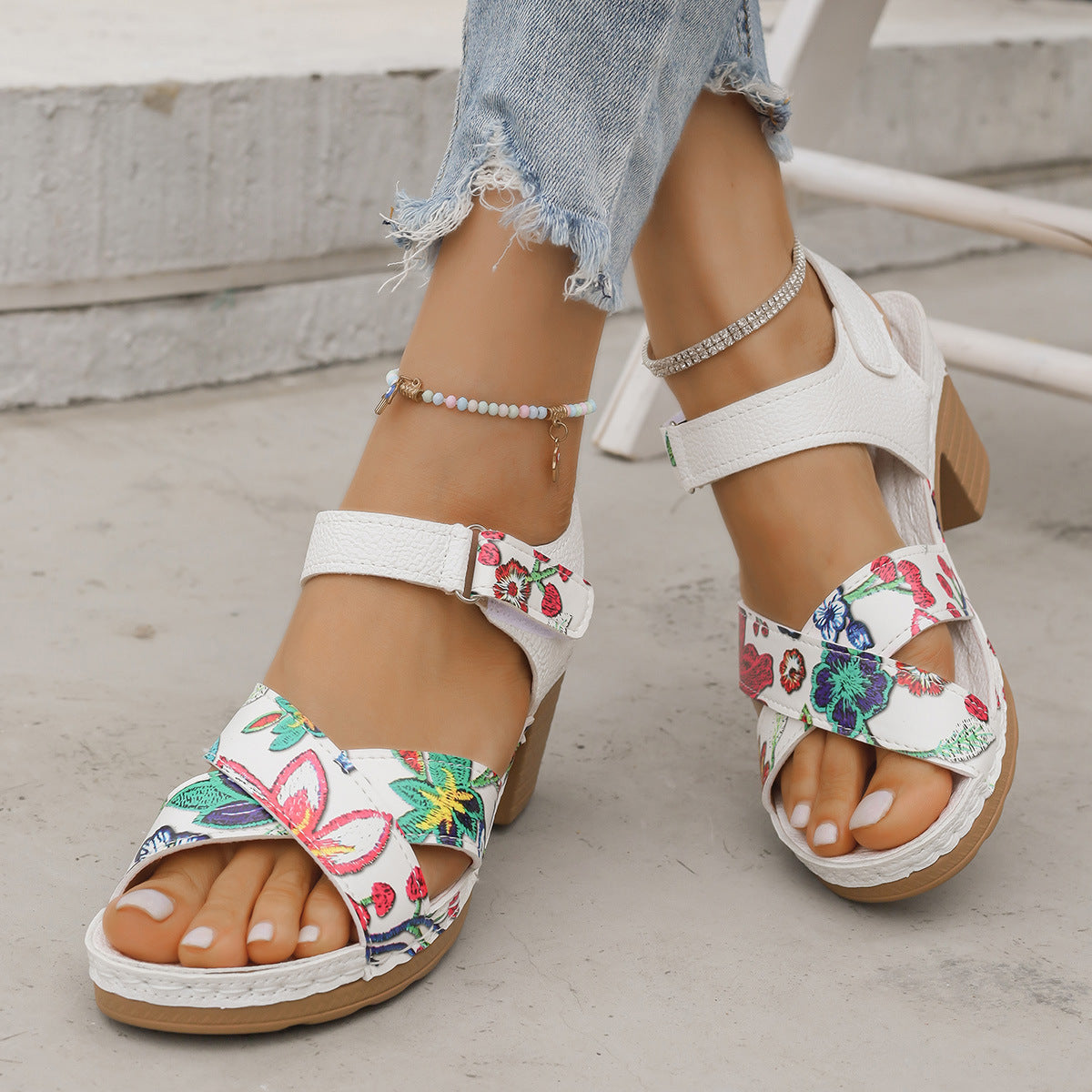 Aino™ – Retro Öppen Tå Sandaler