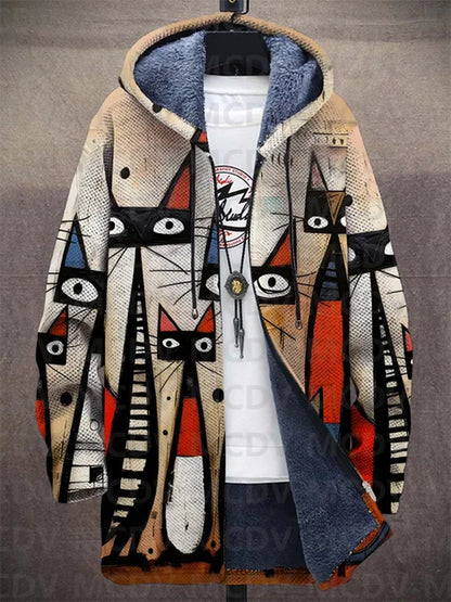 Lowanna | Lyxig konstinspirerad cardigan