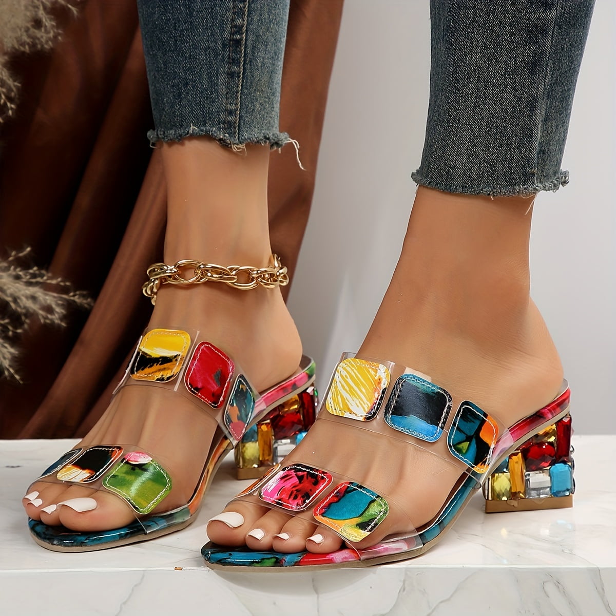 Morana | Glittrande Sandaler