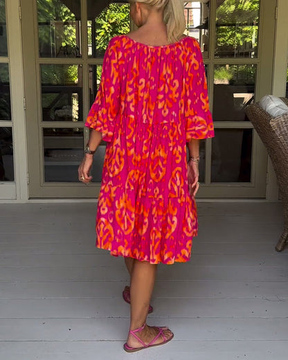 Millicent™ - Färgglad Sommardress